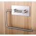 Self Adhesive Toilet Paper Roll Holder - Powerful Suction Cup Stick On Tissue Roll Hanger  Bathroom Lavatory Towel Dispenser  SUS 304 Stainless Steel Rustproof Brushed Polished Finish (Stainless) - B07FY66J94